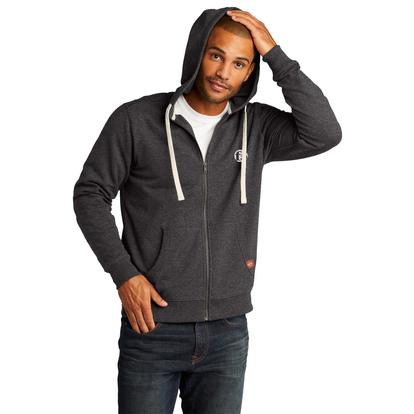 DISTRICT® RE-FLEECE™ FULL-ZIP HOODIE