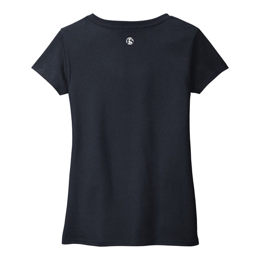 DEV CENTRAL V-NECK RETEE - NAVY - While Supplies Last
